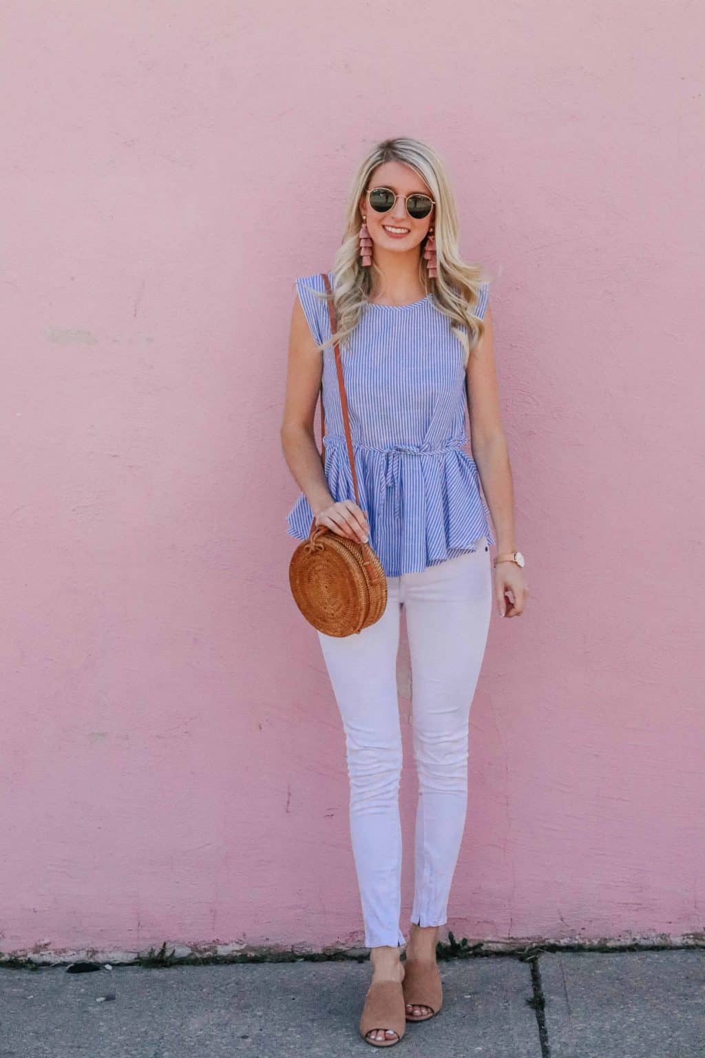 Spotted In Style Peplum Top