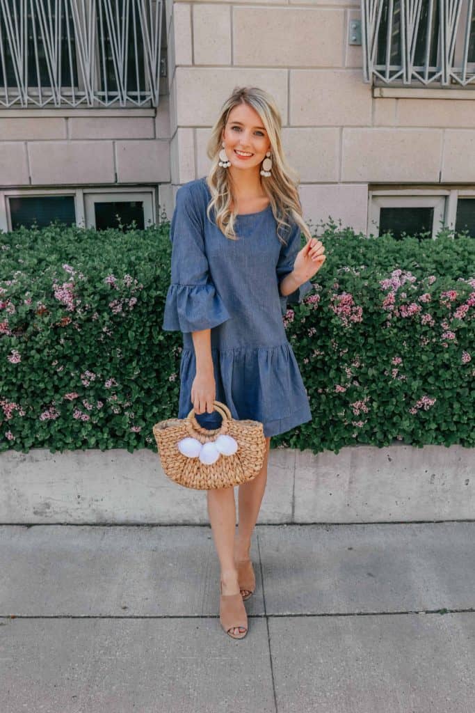 How to style: The chambray dress by Prada & Pearls