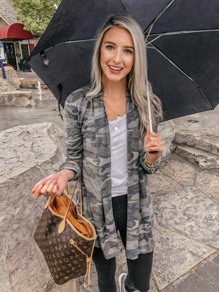 camo cardigan, fall outfits, fall outfits 2018, fall outfit, fall outfit casual, camo outfit, camo cardigan outfit, athleisure, fashion blogger, prada & pearls
