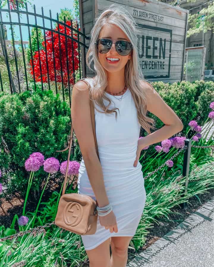 nordstrom, nordstrom dresses, nordstrom outfit, nordstrom sale, nordstrom summer sale, dress sale, summer dress, nordstrom sale 2020, nordstrom sale outfits, Prada & pearls, white Dress, white dress summer, body con dress