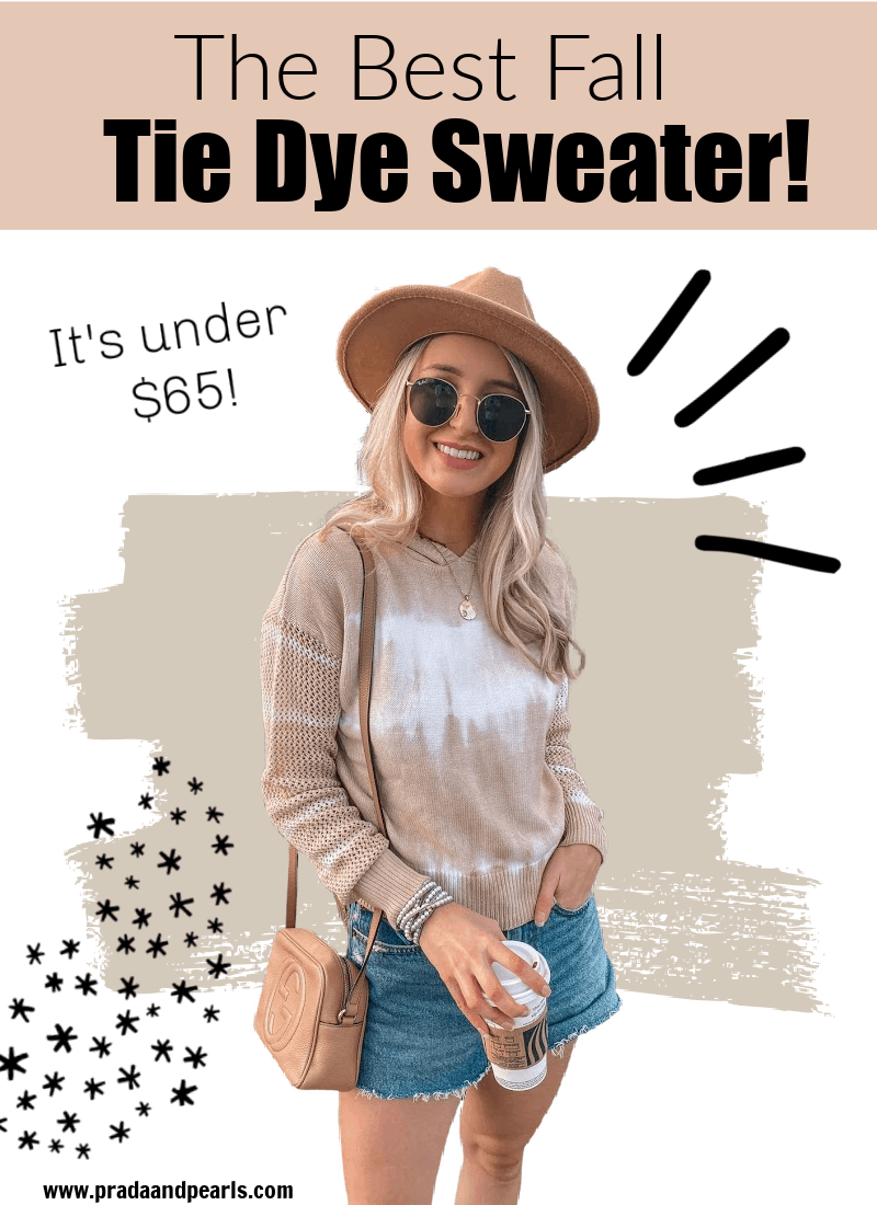 The Best Fall Tie-Dye Sweater!