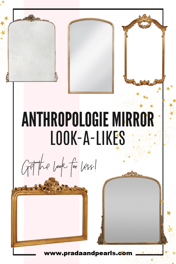 Anthropologie mirror, Anthropologie mirror dupes, Anthropologie dupe, gold ornate mirror, ornate mirror dupe, gold mirror