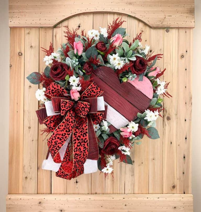 50+ Valentine's Day Wreath Ideas That Will Brighten Your Front Door!