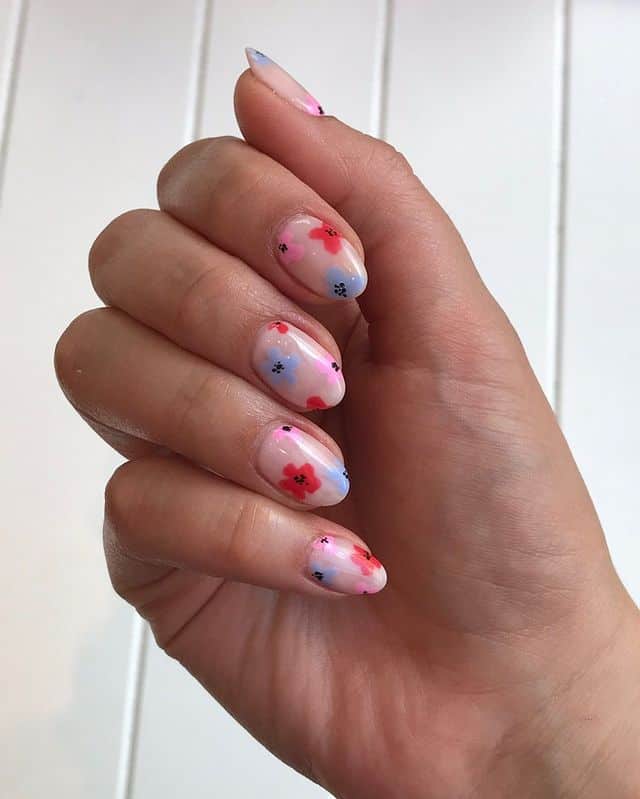 spring nail art, spring nails, spring nail designs, spring nail ideas, spring nail colors, floral nails, floral nail designs, floral nail art, flower nails, pink nail art, pink nails