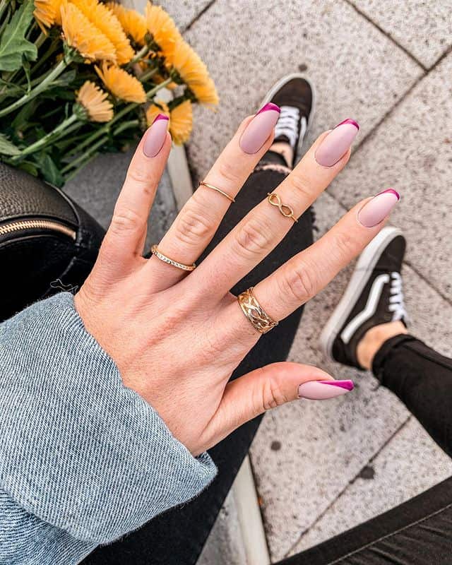 spring nail art, spring nails, spring nail designs, spring nail ideas, spring nail colors, pink nails, pink nail designs, pink nail art, pink nail ideas, French tips, pink French tips