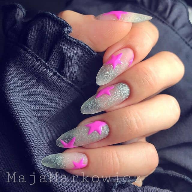 star nail designs, star nail art, star nails short, star nail ideas, star nails acrylic, nail art 