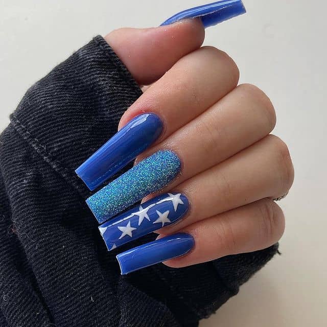 star nail designs, star nail art, star nails short, star nail ideas, star nails acrylic, nail art, blue nails 