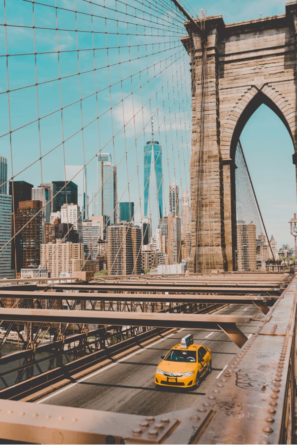 New York City, New York City wallpaper, New York aesthetic, New York City aesthetic, New York wallpaper, NYC wallpaper, Brooklyn bridge, New York taxi