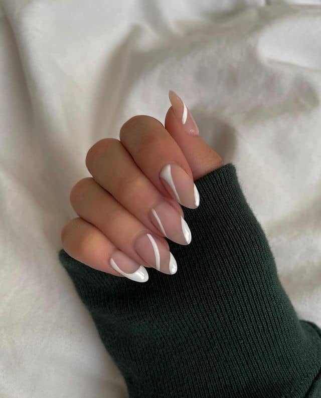 white nails, white nail ideas, white nail designs, white nails acrylic, whit nails with designs, white nail ideas acrylic, white nail polish, abstract nails