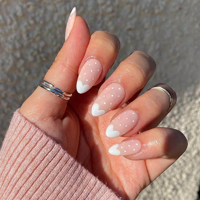 white nails, white nail ideas, white nail designs, white nails acrylic, whit nails with designs, white nail ideas acrylic, white nail polish, heart nails, heart nail designs