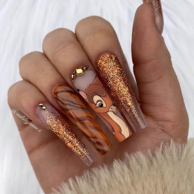 30+ Disney Theme Nail Creative Designs