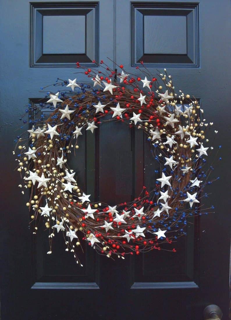 30+ Cutest 4th Of July Wreaths For Your Front Door!