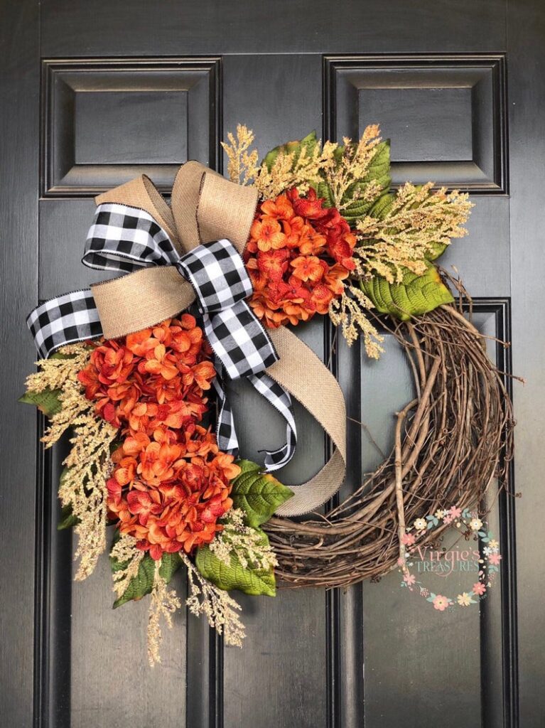 fall wreath, fall wreaths, fall wreaths for front door, fall wreath ideas DIY, fall wreath ideas, autumn wreaths, autumn wreath diy, autumn wreath or front door, orange wreath