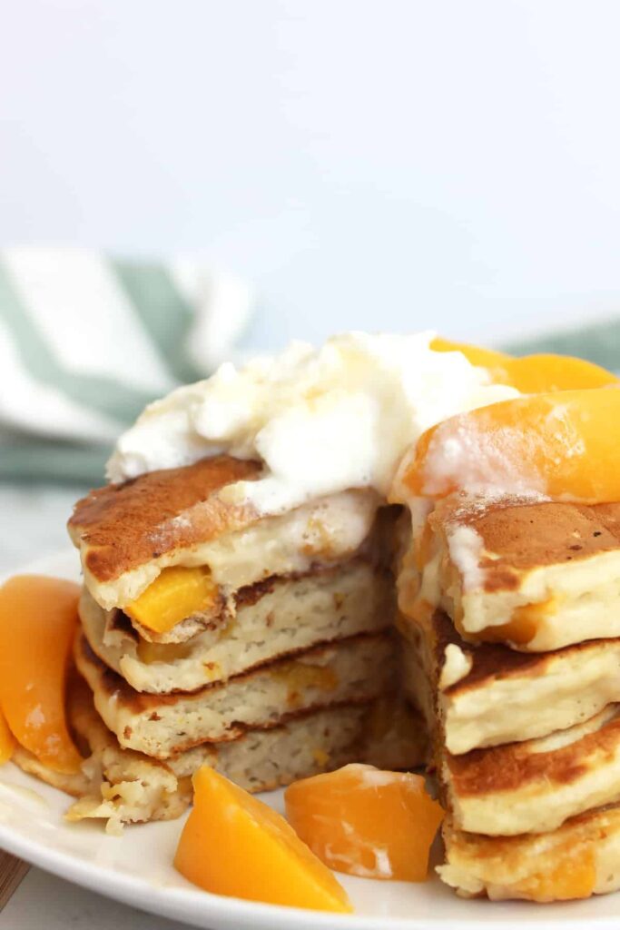 peach recipe, peach recipes, peach recipes healthy, peach recipe easy, peach pancakes recipe, peach pancake, peach recipes breakfast, peach breakfast recipes