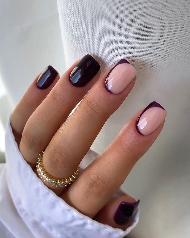 Winter nails design ideas for long and short manicure - miss mv