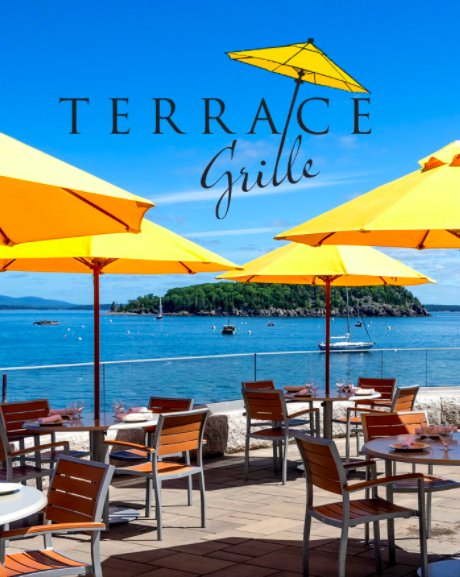 Bar Harbor Maine, best restaurants in Bar Harbor Maine, Bar Harbor restaurants, the terrace grill