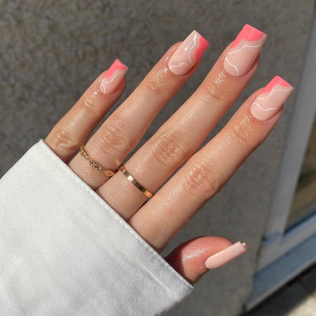 pink nails, pink nail designs, pink nails acrylic, pink coffin nails, pink nail designs acrylic, pink nail designs short, pink nail designs almond, pink almond nails, pink nails ideas, pink nails ideas acrylic, pink nail art, pink nails short, pink nails designs, swirl nails, swirl nails pink, swirl nails white, swirl nails acrylic