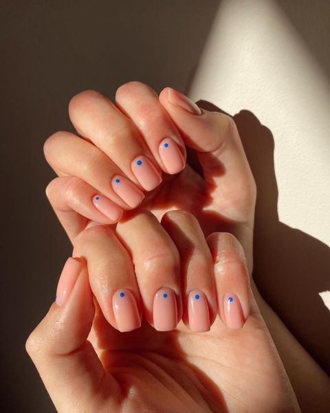 blue nails, blue nails acrylic, blue nails short, blue nails ideas, blue nails with design, blue nails inspiration, blue nails aesthetic, blue nails almond shape, blue nail art, blue nail art designs, blue nail ideas short, polka dot nails, polka dot nails blue