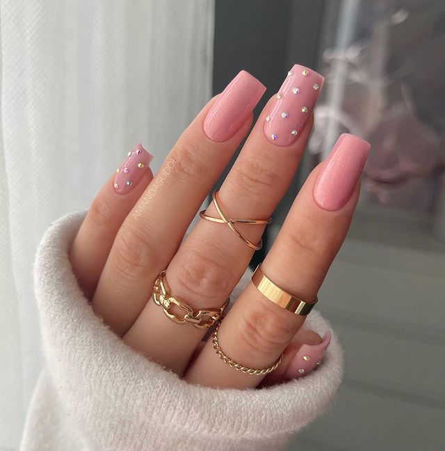 prom nails, prom nail acrylic, prom nails silver, prom nails acrylic classy, prom nails short, prom nails acrylic short, prom nail ideas, prom nail art, prom nails aesthetic, prom nails pink, pink nails, pink nails ideas, pink nails designs, rhinestone nails, rhinestone nails ideas, rhinestone nails designs 