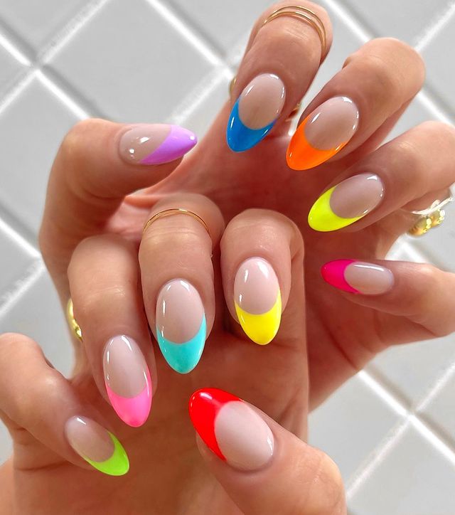 bright nails, bright nails for summer, bright nails acrylic, bright nails designs, bright nails 2022, bright nails short, bright nails ideas, bright nails for summer design, bright nails for summer neon, bright nails with design, summer nails, summer nails inspiration, summer nails colors, summer nails 2022, summer nails acrylic, summer nails 2022 trends, rainbow nails, french tip nails