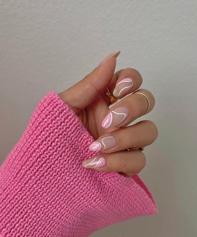 pink swirl nails, pink swirl nails short, pink swirl nails almond, swirl nails acrylic, swirl nails summer, swirl nails pink, pink swirl nails acrylic, pink swirl nails ideas, pink swirl nails designs, pink nails, pink nails ideas, pink swirl nails ideas acrylic, pink and white nails, white nails designs