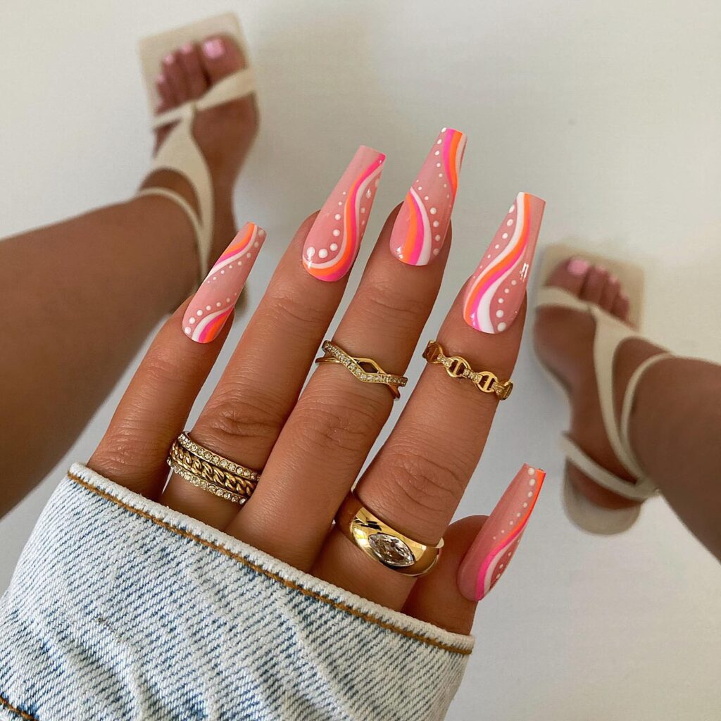 pink swirl nails, pink swirl nails short, pink swirl nails almond, swirl nails acrylic, swirl nails summer, swirl nails pink, pink swirl nails acrylic, pink swirl nails ideas, pink swirl nails designs, pink nails, pink nails ideas, pink swirl nails ideas acrylic, press on nails, polka dot nails, pink and white nails