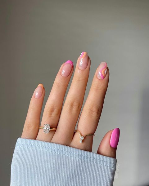 pink swirl nails, pink swirl nails short, pink swirl nails almond, swirl nails acrylic, swirl nails summer, swirl nails pink, pink swirl nails acrylic, pink swirl nails ideas, pink swirl nails designs, pink nails, pink nails ideas, pink swirl nails ideas acrylic, french tip nails, french tip nails with designs