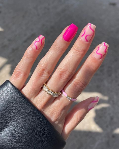 pink swirl nails, pink swirl nails short, pink swirl nails almond, swirl nails acrylic, swirl nails summer, swirl nails pink, pink swirl nails acrylic, pink swirl nails ideas, pink swirl nails designs, pink nails, pink nails ideas, pink swirl nails ideas acrylic, hot pink nails, bright nails, bright nails pink