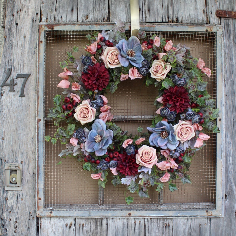 floral wreaths, floral wreaths for front door, floral wreath decor ideas, wreaths for front door, wreath ideas, wreath ideas summer