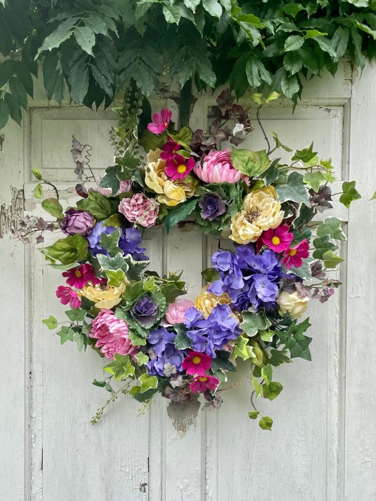 floral wreaths, floral wreaths for front door, floral wreath decor ideas, wreaths for front door, wreath ideas, wreath ideas summer