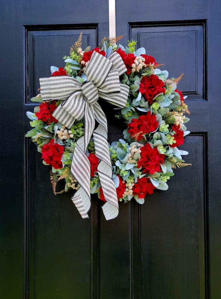 floral wreaths, floral wreaths for front door, floral wreath decor ideas, wreaths for front door, wreath ideas, wreath ideas summer, red wreath, red wreath ideas
