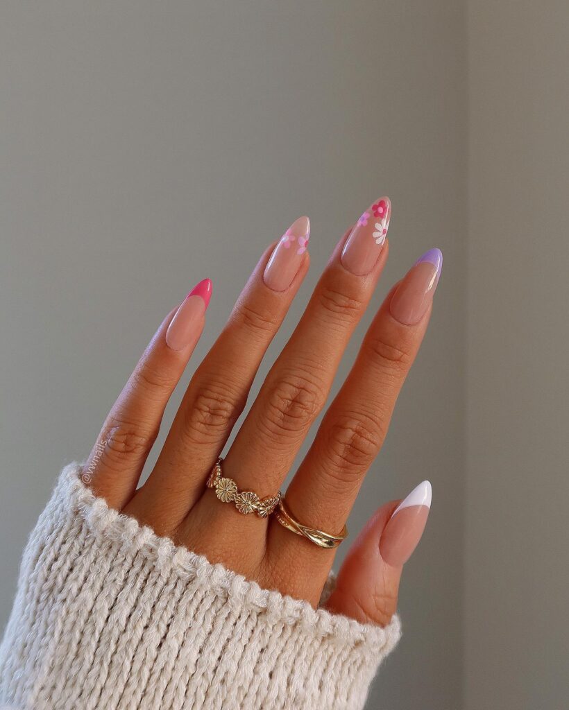 march nails, march nails ideas, march nails spring, march nails ideas acrylic, march nails 2023, march nails colors, march nails short, march nail designs, march nail art, march nail colors, spring nails, pink and purple nail designs, floral nails, flower nails 
