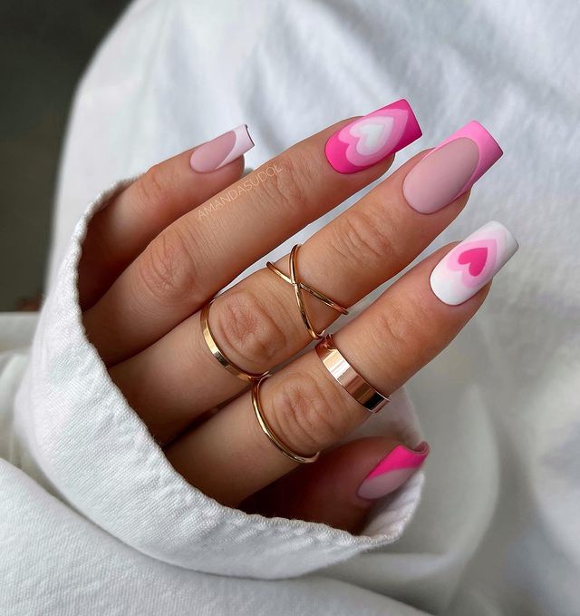 Treat Yourself With These 10 Sweet and Chic Valentines Day Nail Designs   Swimsuit  SIcom