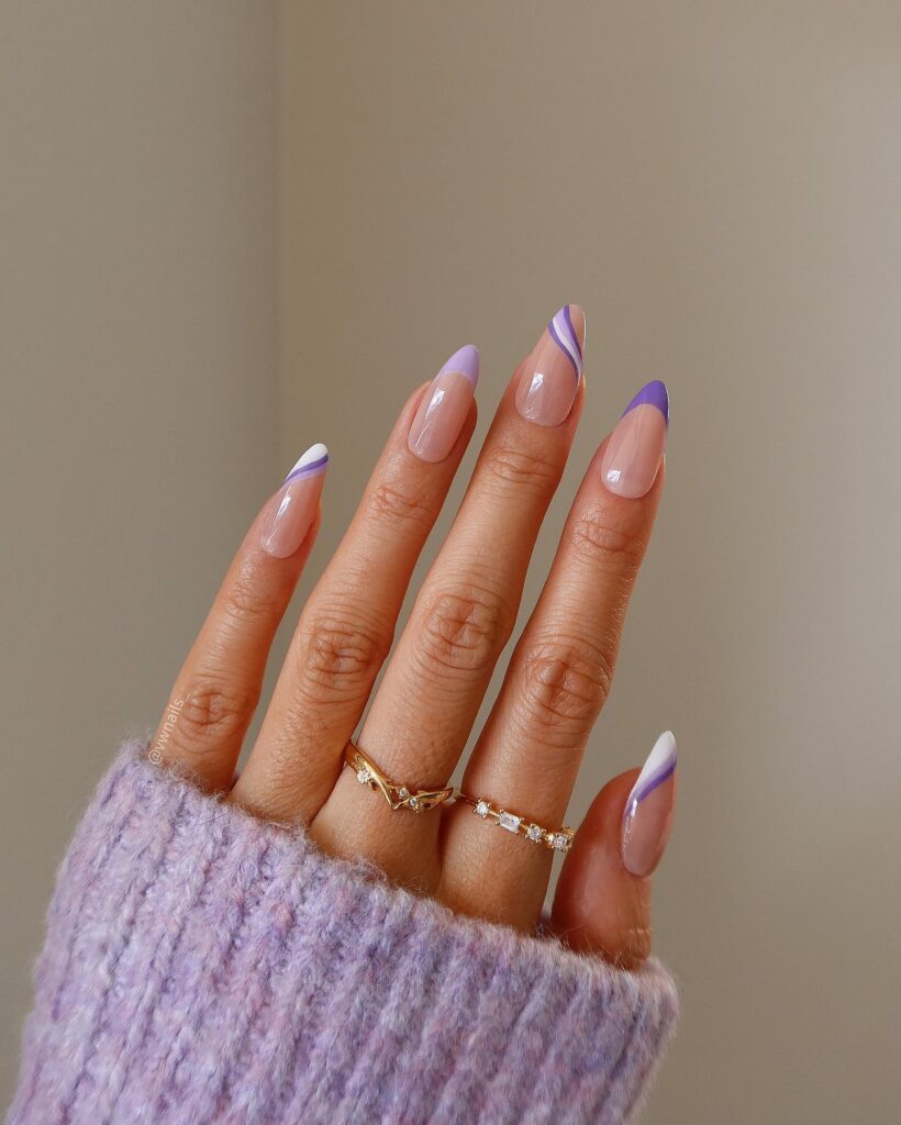 lavender nails, lavender nail designs, lilac nails, lavender nails with designs, lavender nails acrylic, lavender nails short, lavender nails almond, lavender nails ideas, lavender nail designs, lavender nail art, purple nails, swirl nails, swirl nails purple