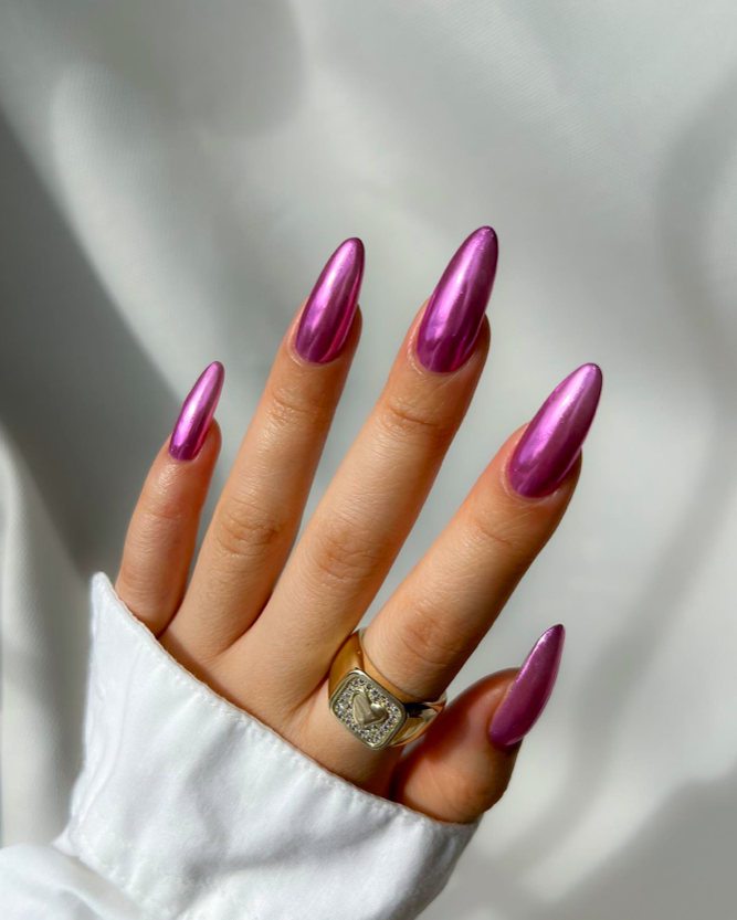 chrome nails, chrome nail designs, colorful chrome nails, chrome nails ideas, chrome nail art, chrome nail designs, chrome nail ideas, metallic nails, chrome nails pink, chrome nails purple