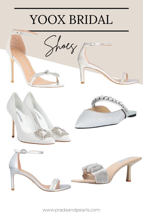 Bridal Accessories With YOOX, bridal shoes, bridal footwear