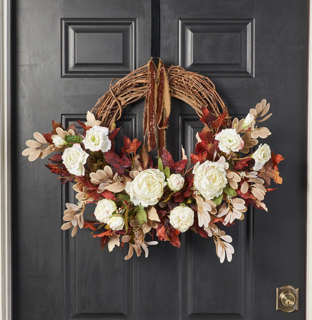 Fall wreaths, fall wreaths for front door, fall wreaths for front door autumn, fall wreaths 2023, fall wreath ideas, fall wreaths autumn, burgundy wreath, fall floral wreath 