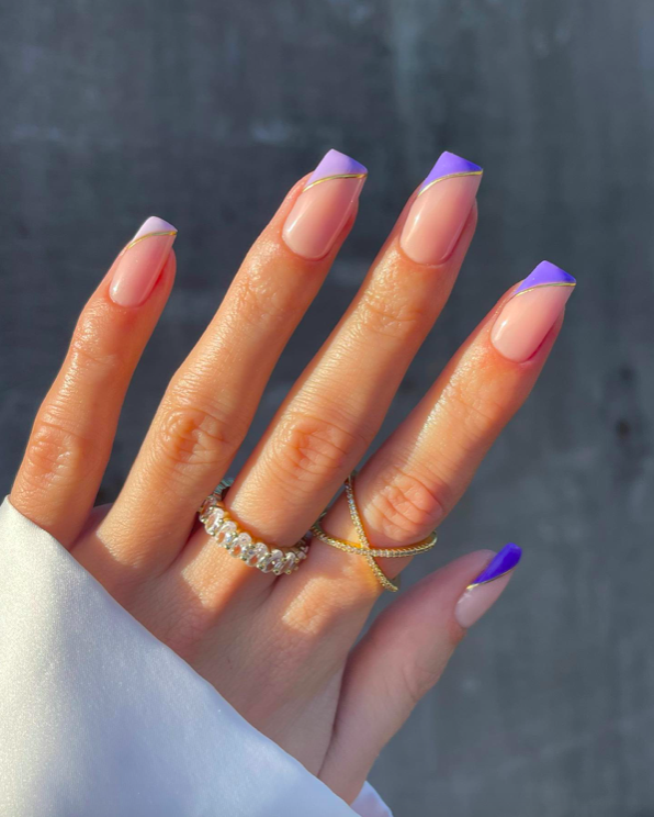 ,purple nails, purple nails acrylic, purple nails ideas, purple nails designs, purple nails short, purple nails inspiration, purple nails aesthetic, purple nails with design, purple nails simple, purple nail art, purple nail art designs, purple nails designs, gradient nails, French tip nails