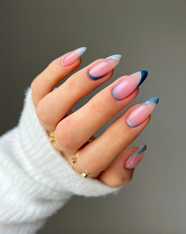 Blue nails, blue nails ideas, blue nails acrylic, blue nails with design, blue nails short, blue nails design, blue nails aesthetic, blue nail designs, blue nail art