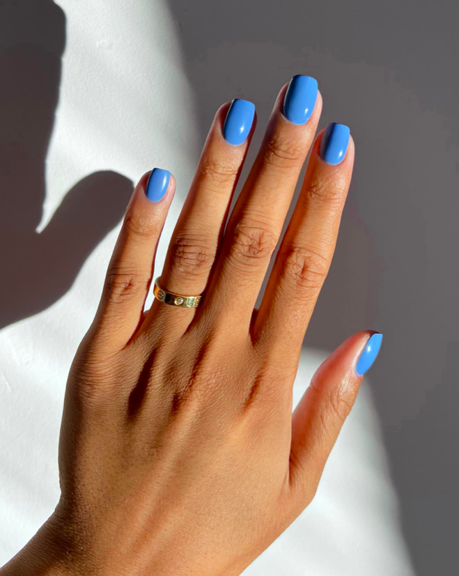 Blue nails, blue nails ideas, blue nails acrylic, blue nails with design, blue nails short, blue nails design, blue nails aesthetic, blue nail designs, blue nail art, short nails
