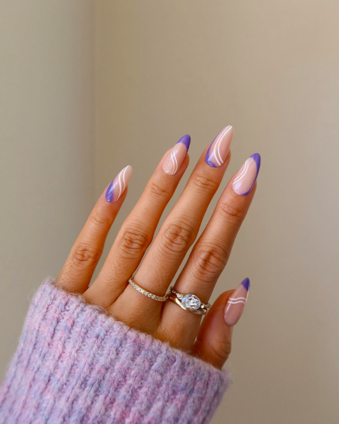 purple nails, purple nails acrylic, purple nails ideas, purple nails designs, purple nails short, purple nails inspiration, purple nails aesthetic, purple nails with design, purple nails simple, purple nail art, purple nail art designs, purple nails designs, lavender nails, swirl nails