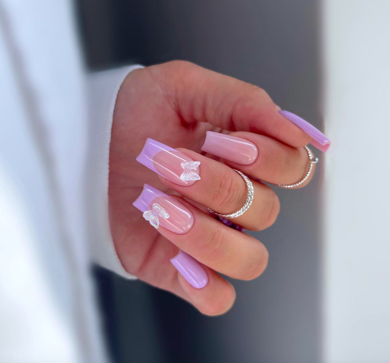 purple nails, purple nails acrylic, purple nails ideas, purple nails designs, purple nails short, purple nails inspiration, purple nails aesthetic, purple nails with design, purple nails simple, purple nail art, purple nail art designs, purple nails designs, lavender nails, lilac nails, butterfly nails