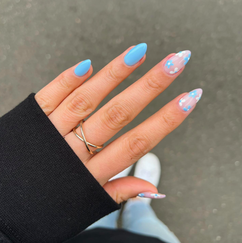 Blue nails, blue nails ideas, blue nails acrylic, blue nails with design, blue nails short, blue nails design, blue nails aesthetic, blue nail designs, blue nail art, bright nails blue, bright blue nails