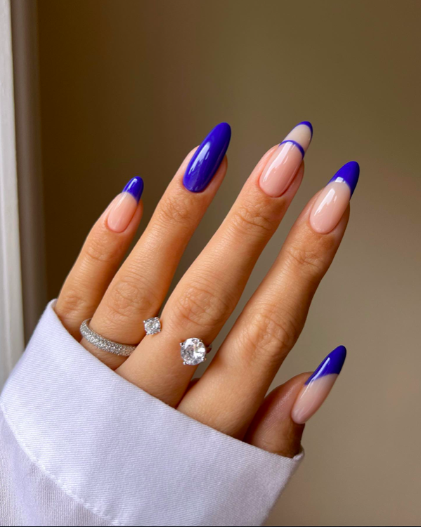 Blue nails, blue nails ideas, blue nails acrylic, blue nails with design, blue nails short, blue nails design, blue nails aesthetic, blue nail designs, blue nail art, royal blue nails