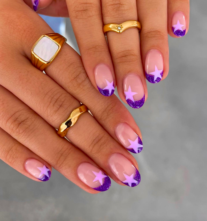 purple nails, purple nails acrylic, purple nails ideas, purple nails designs, purple nails short, purple nails inspiration, purple nails aesthetic, purple nails with design, purple nails simple, purple nail art, purple nail art designs, purple nails designs, star nails, star nails purple