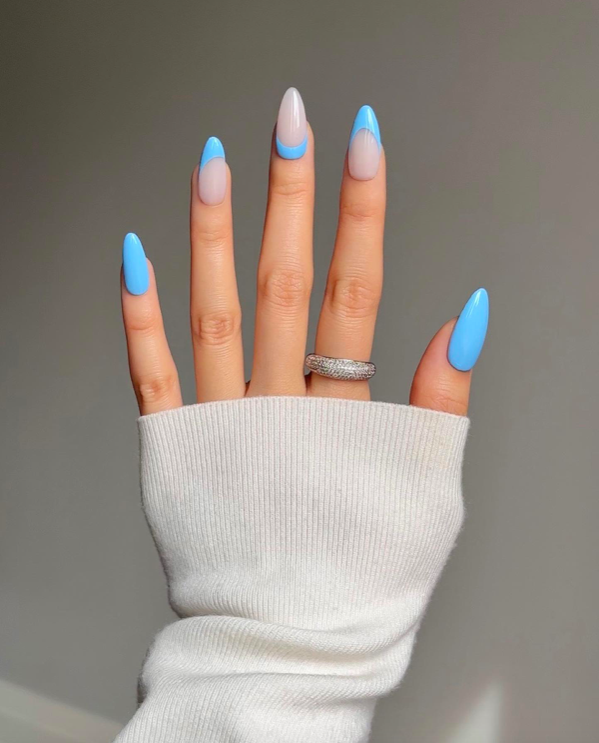 .Blue nails, blue nails ideas, blue nails acrylic, blue nails with design, blue nails short, blue nails design, blue nails aesthetic, blue nail designs, blue nail art, bright blue nails
