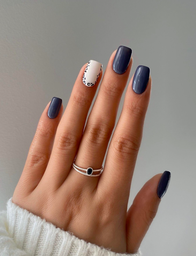 navy nails, navy blue nails, navy nails design, navy nails acrylic, navy nail ideas, navy nail art, navy nail polis, navy nails inspiration, navy blue nails acrylic, leopard nails