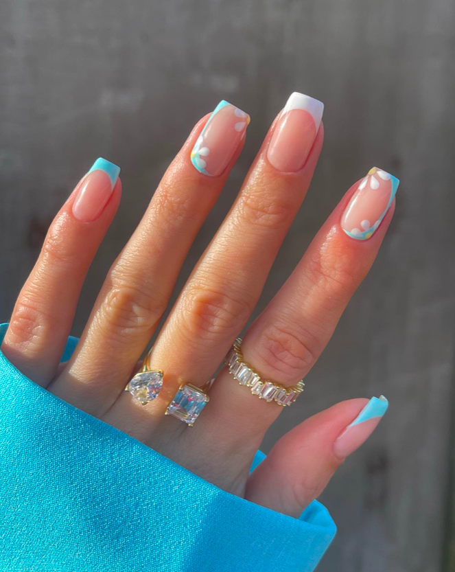 blue spring nails, blue spring nails acrylic, blue spring nails 2024, blue spring nails square, blue spring nails acrylic square, blue spring nails design, blue spring nail ideas, blue spring nail designs, blue nails, spring nails