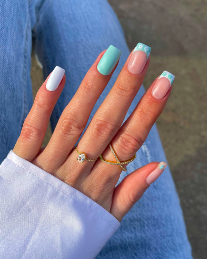 blue spring nails, blue spring nails acrylic, blue spring nails 2024, blue spring nails square, blue spring nails acrylic square, blue spring nails design, blue spring nail ideas, blue spring nail designs, blue nails, spring nails