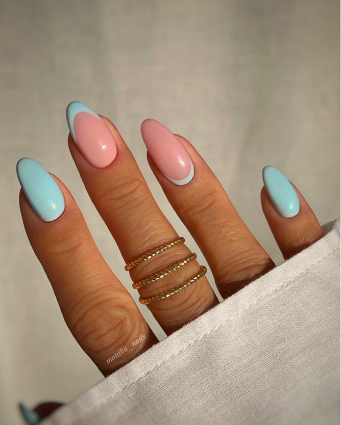 blue spring nails, blue spring nails acrylic, blue spring nails 2024, blue spring nails almond, blue spring nails acrylic almond, blue spring nails design, blue spring nail ideas, blue spring nail designs, blue nails, spring nails